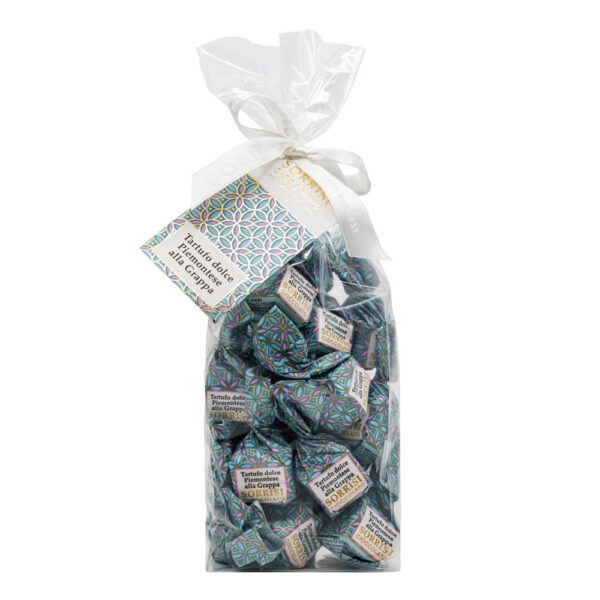 Tartufo Dolce Piemontese alla Grappa von Boella & Sorrisi, Gianduia-Praline mit Grappa, 200 g