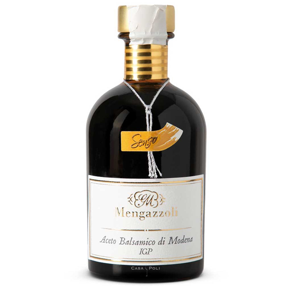 Aceto Balsamico di Modena IGP Senso Egocalo Gold von Mengazzoli, 250 ml Flasche