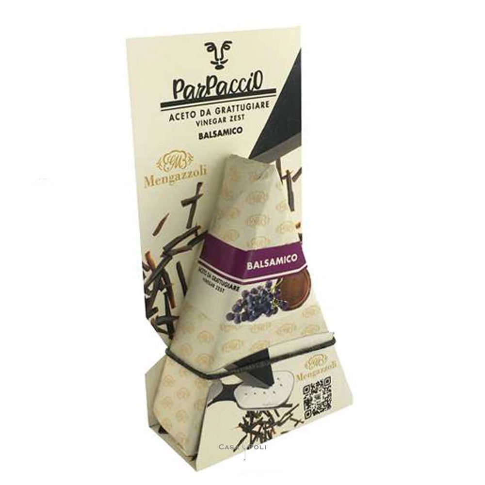 Parpaccio all’Aceto Balsamico von Mengazzoli, fester Balsamico-Essig zum Reiben, 170 g