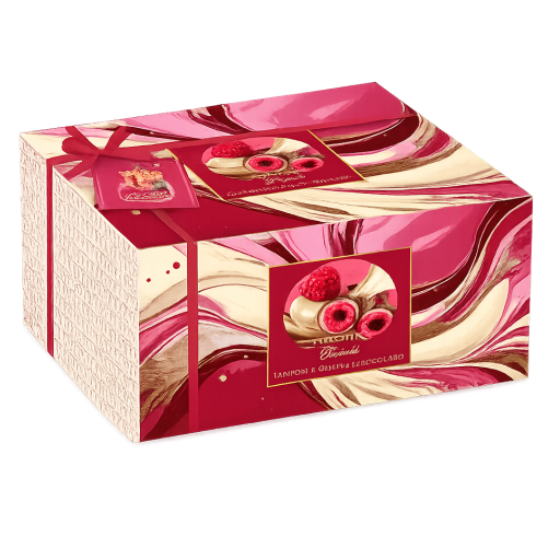 Colomba Royal mit Himbeerschokolade in einer edlen Kartonverpackung