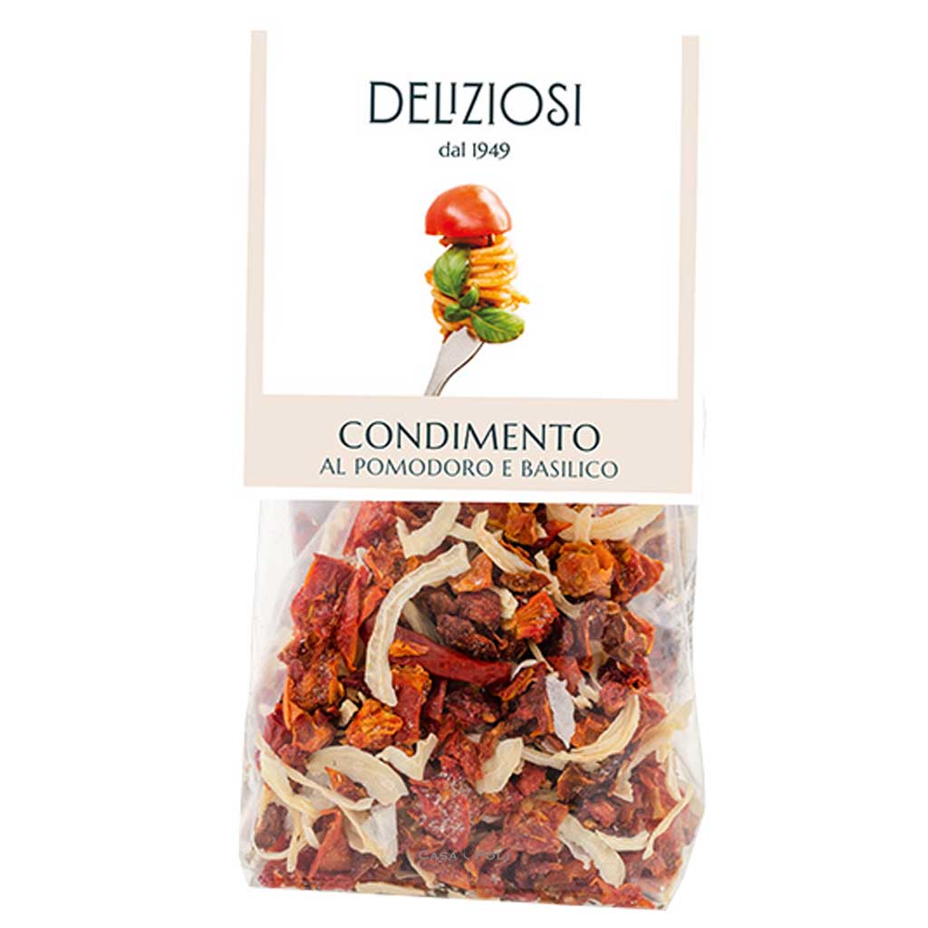 Condimento al Pomodoro e Basilico 70 g – Deliziosi