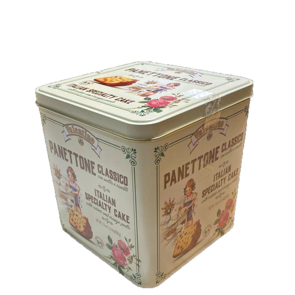 Panettone Classico Valentino in einer dekorativen Blechbox