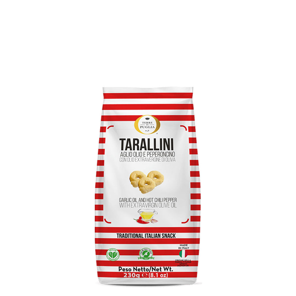 Tarallini mit Peperoncino 230g – Terre di Puglia