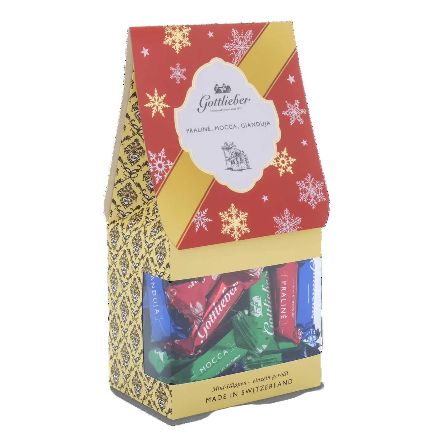 Mini-Hüppen Tradition Packung 150 g, Schneeflocken - Gottlieber