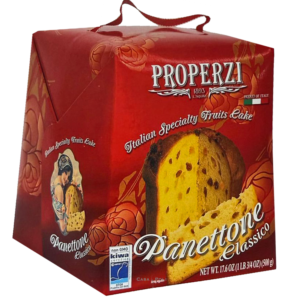Panettone Classico con Uvetta e Canditi 500g - Properzi