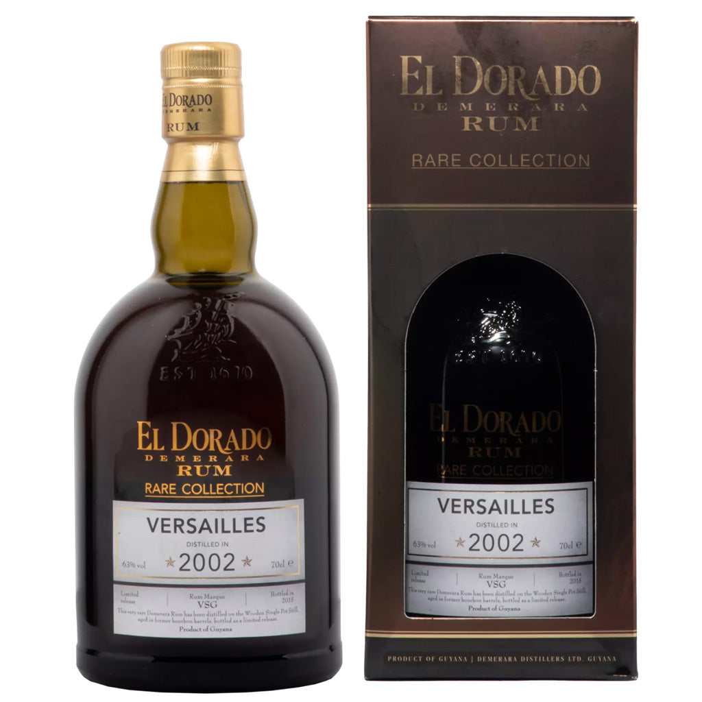 2002 Rum El Dorado Versailles 70 cl.
