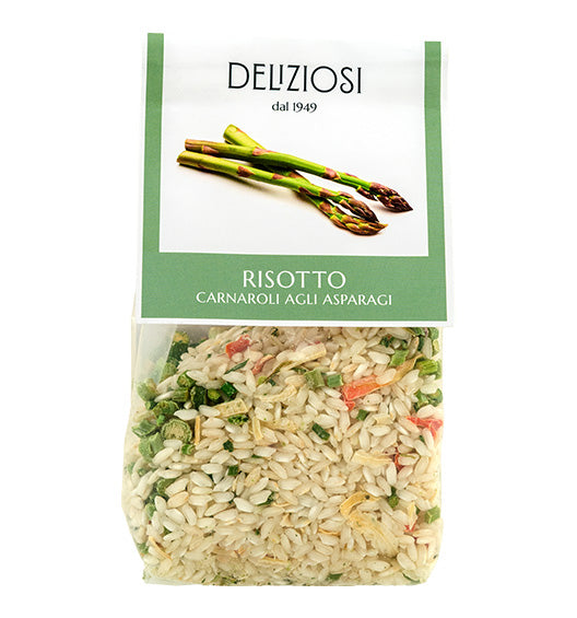 Risotto Carnaroli agli asparagi 300g - Deliziosi