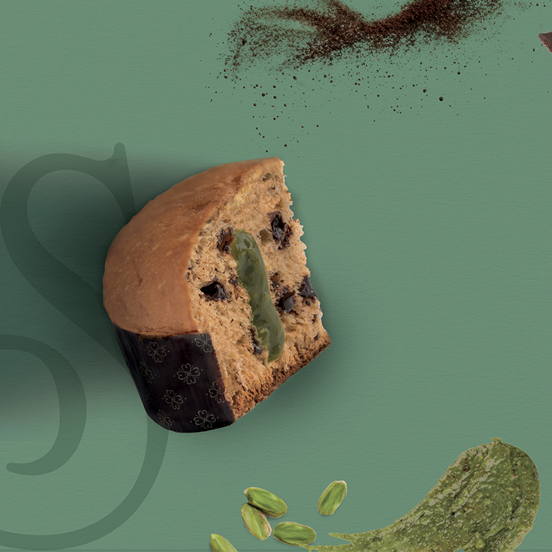 Colomba Dubai Chocolate Style 800 g - Scarpato