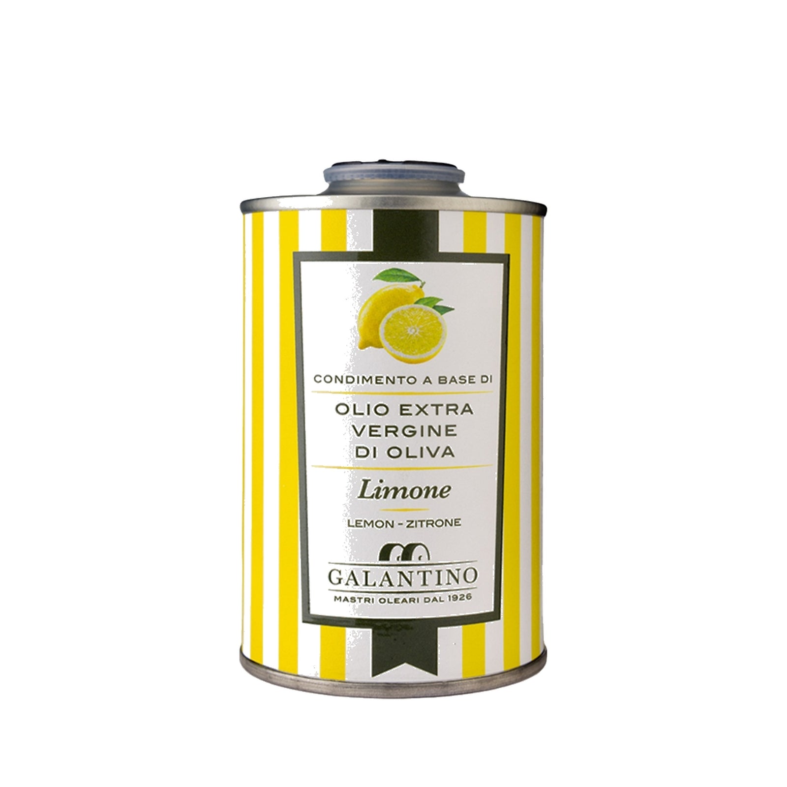 Zitronen Olivenöl Extra Vergine 205 ml. in einer eleganten Dose
