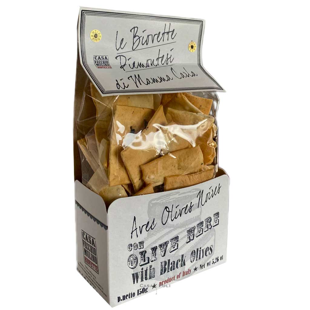 Biovette con Olive Nere 150g - Casa Vecchio Mulino