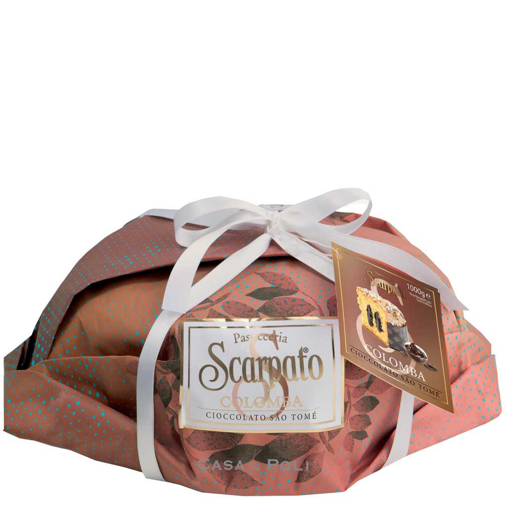 Colomba Mini Farcita São Tomé Schokolade 600 g – Scarpato