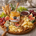 Orangenkompott mit Chili von Corradi zu Käse und rohem Fisch