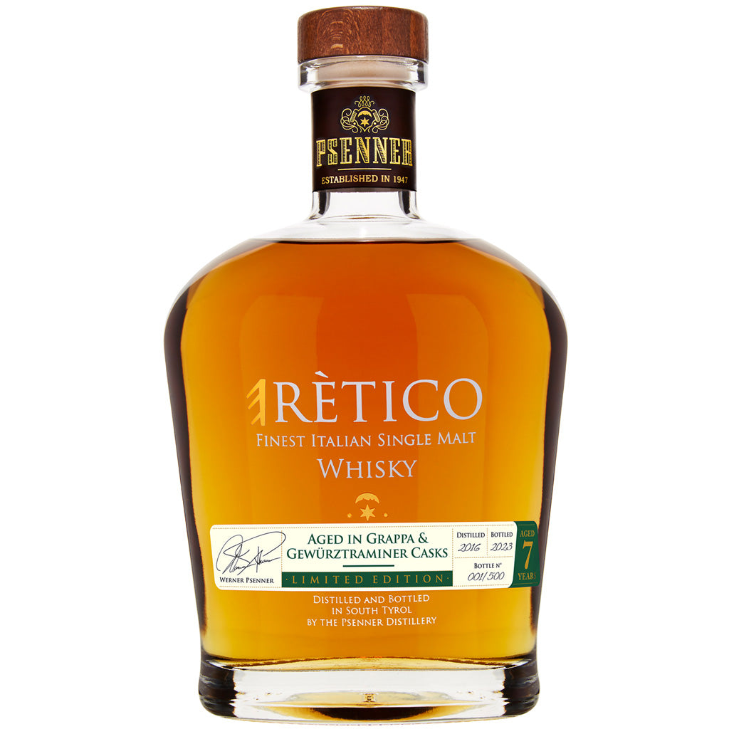 eRètico 7y Italian Single Malt Whisky Gewürztraminer Cask 70 cl.