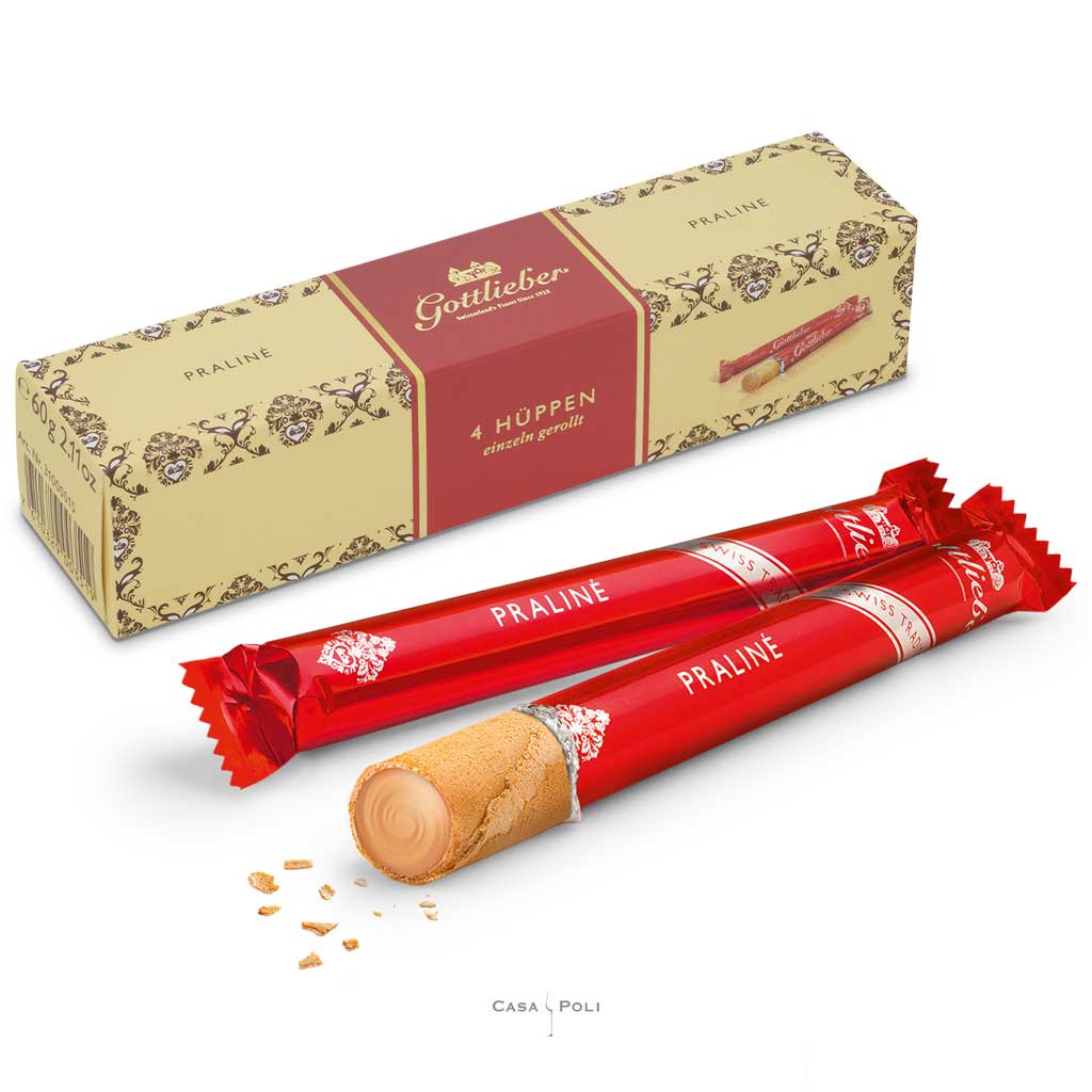 Praliné Hüppen (4 Stück)- Gottlieber