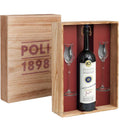Grappa di Sassicaia Barrique Geschenkset 50 cl. mit 2 Gläsern – Distilleria J. Poli
