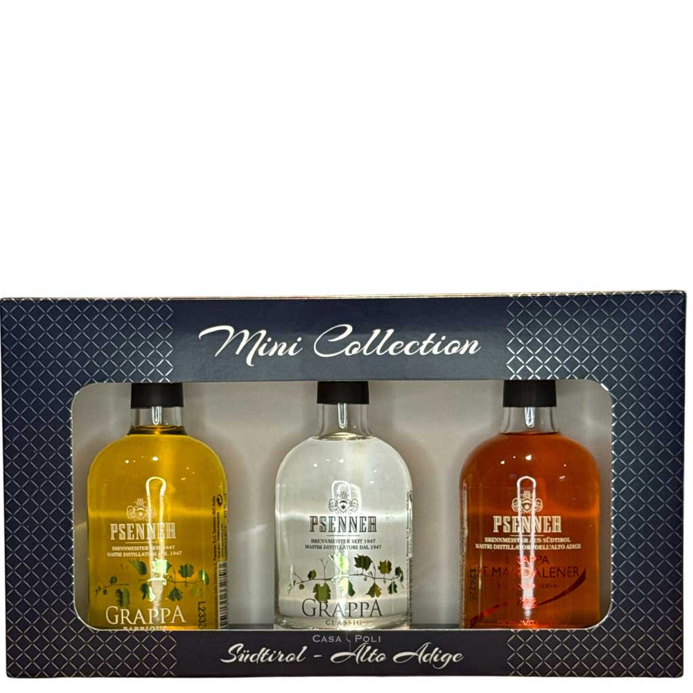 Mini Grappa Standard Selection – Psenner Geschenkset