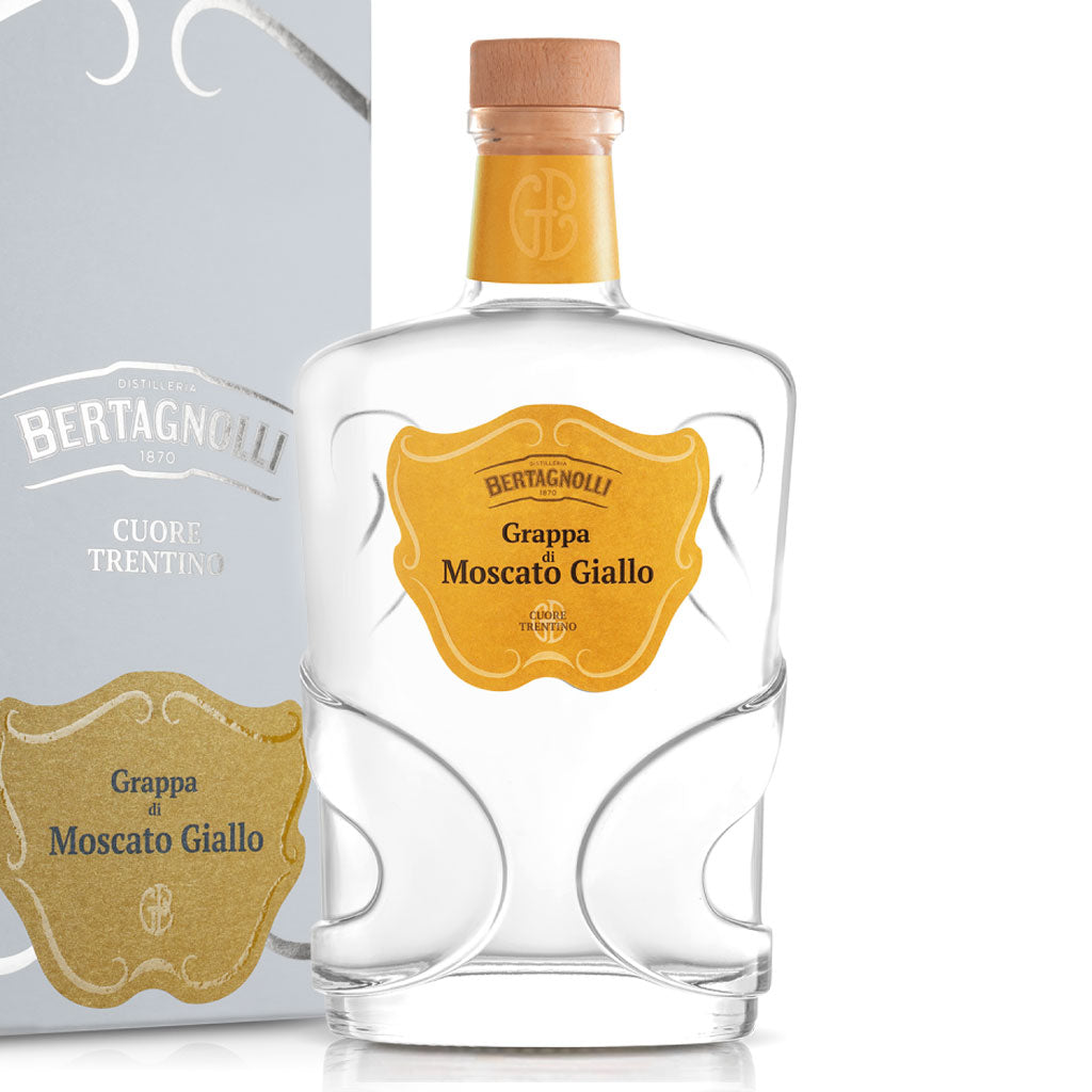 Grappa Moscato Giallo 70 cl. - Bertagnolli