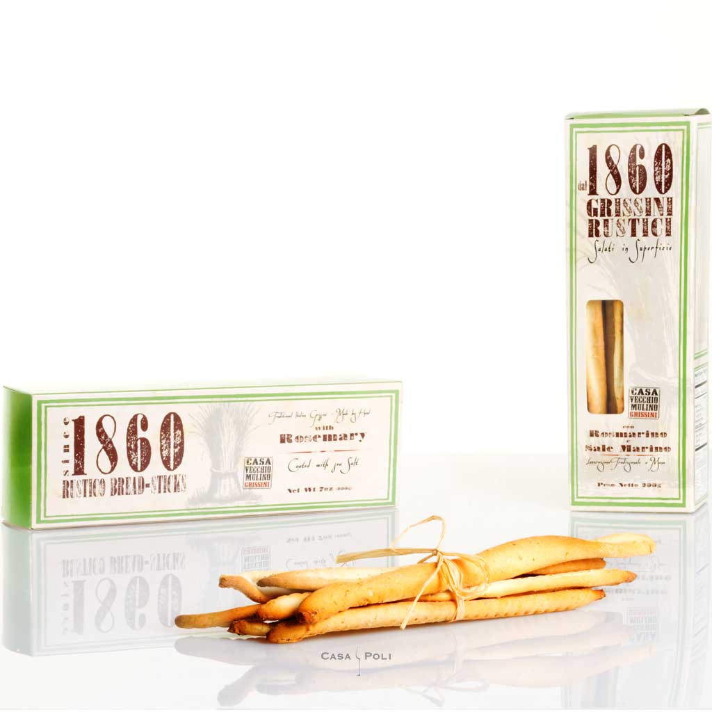 Rustico Grissini con Rosmarino, 200g - Casa Vecchio Mulino