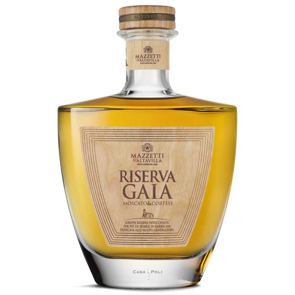 Grappa Riserva Gaia in OHK - Mazzetti