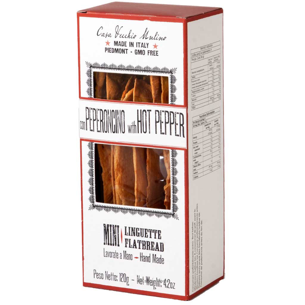 Mini Linguette con Peperoncino 120g - Casa Vecchio Mulino
