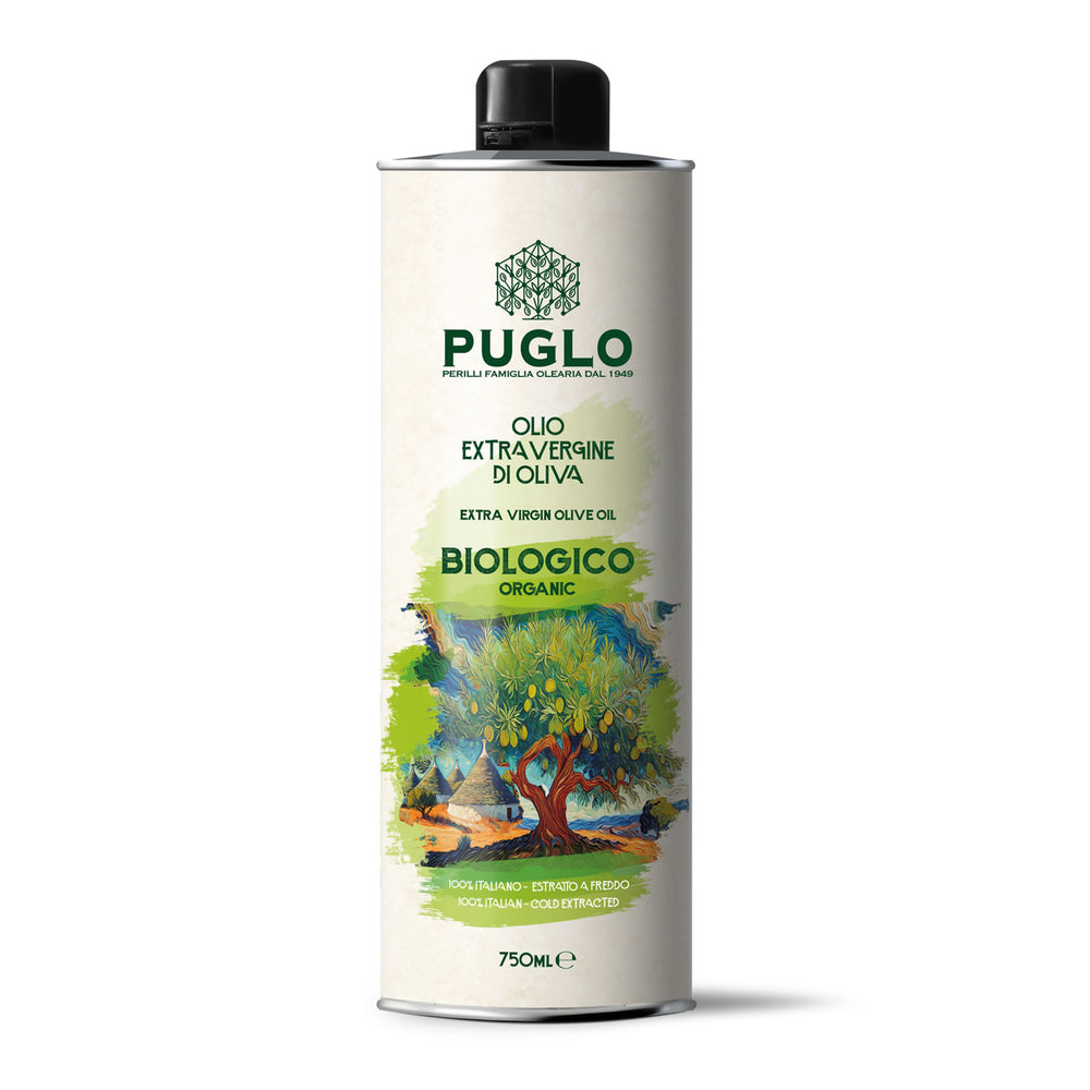 BIO Olivenöl Extra Vergine von Perilli aus Apulien, bio-zertifiziert, 750 ml Flasche