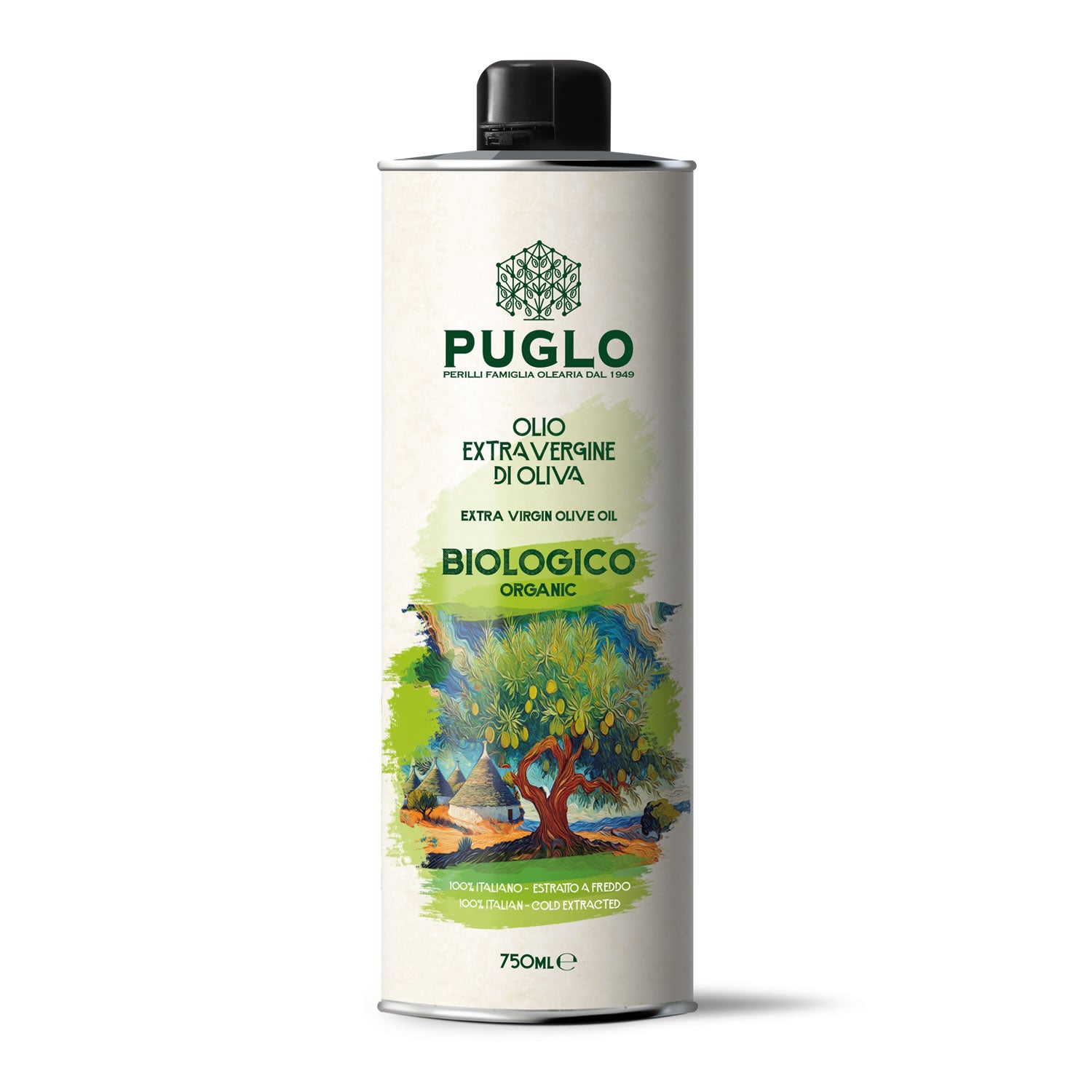 BIO Olivenöl Extra Vergine aus Apulien – Perilli 750 ml