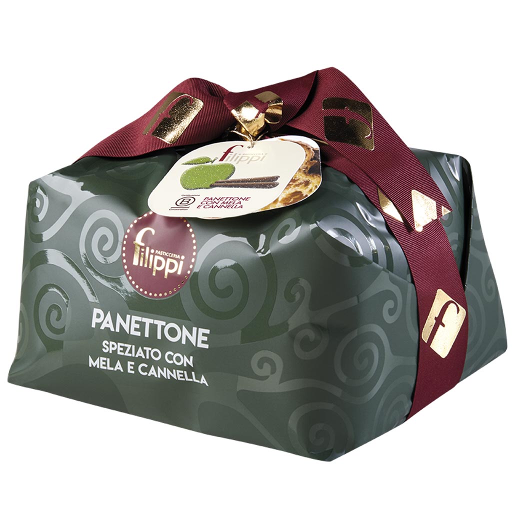 Panettone Mela e Cannella 500g - Filippi