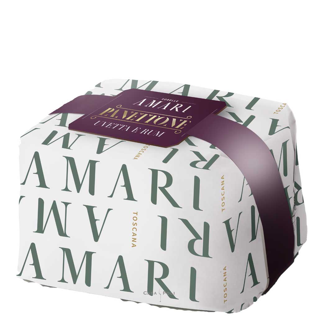 Panettone mit Rosinen und Rum  500g - AMARI