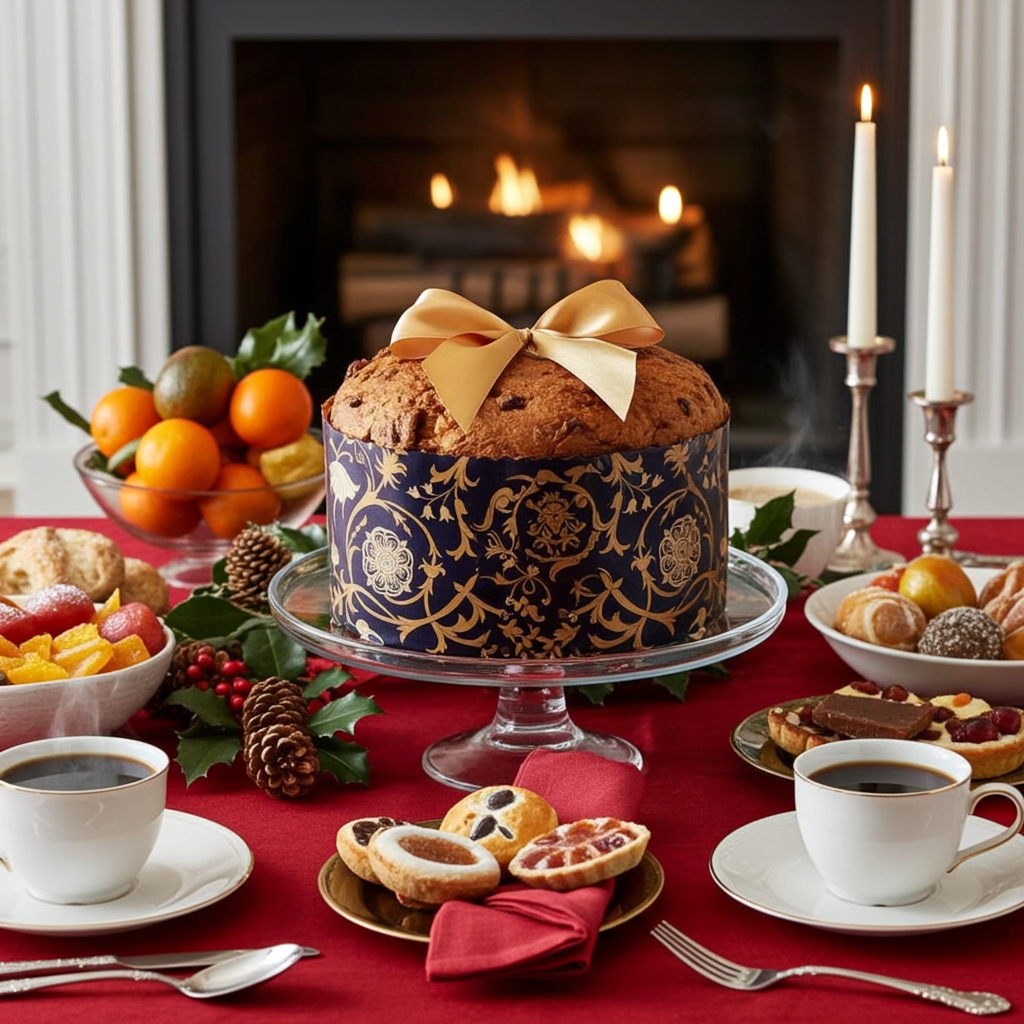 Panettone classico mit Rosinen und kandierten Früchten - Valentino