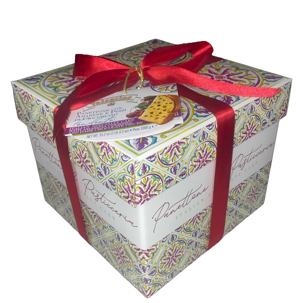 Panettone con Amarene BOX - Valentino Dolciaria