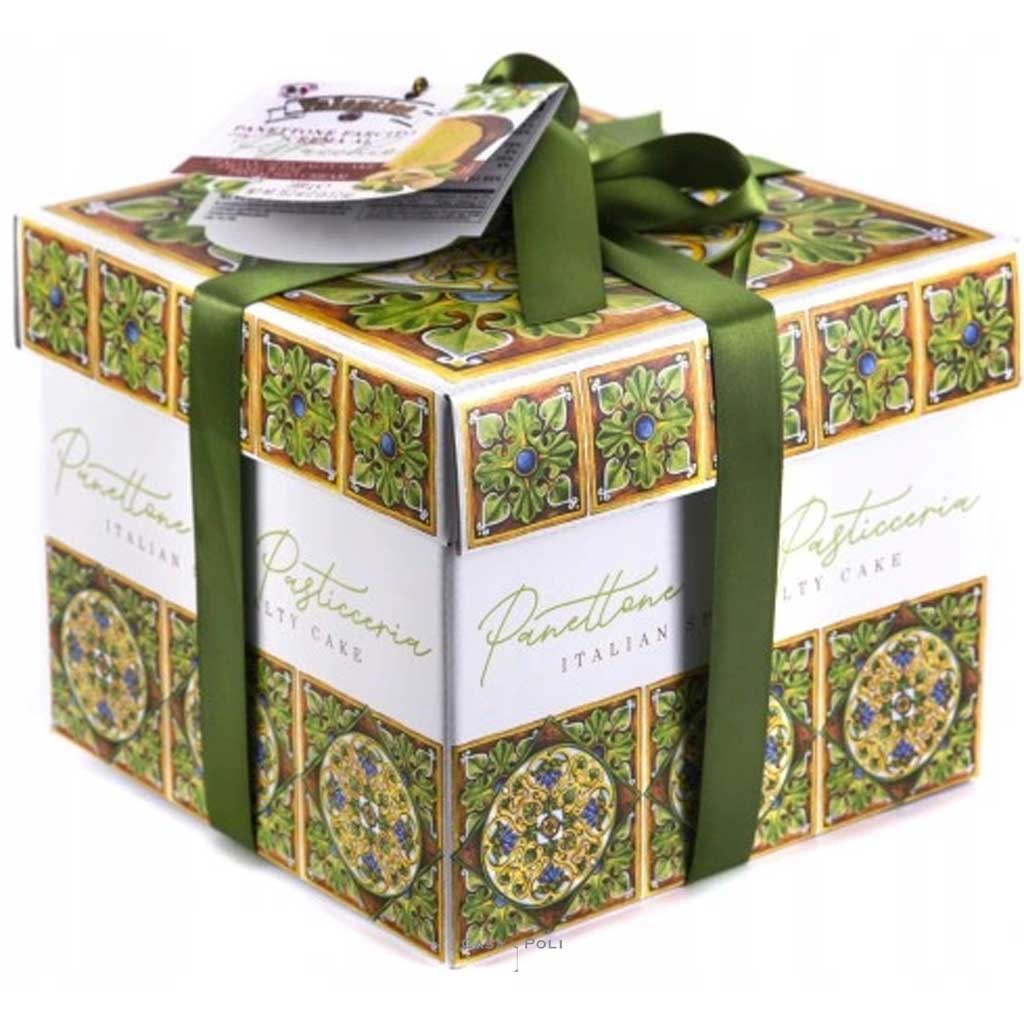 Panettone con Crema al Pistachio BOX - Valentino Dolciaria