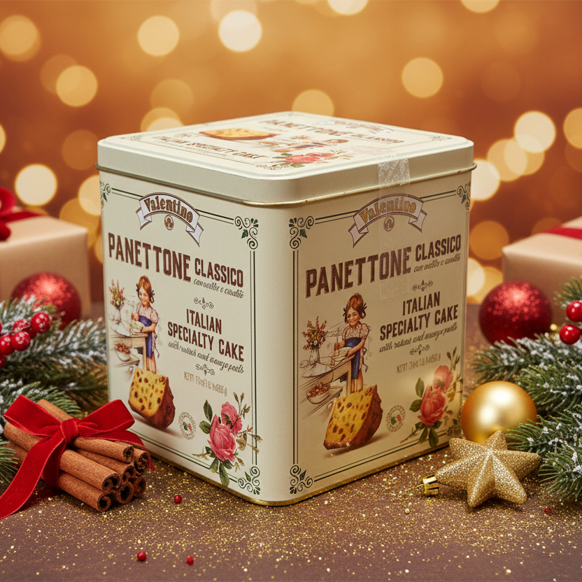 Panettone Classico 500 g in Blechdose - Valentin