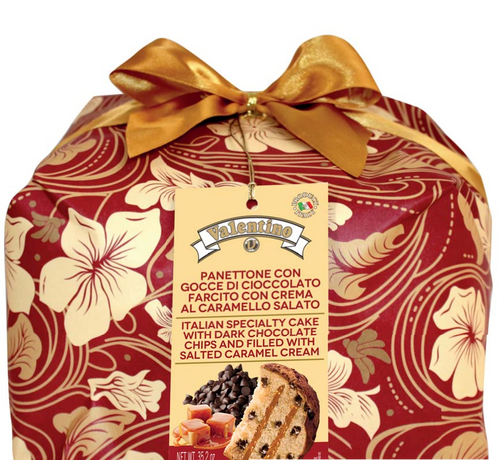 Valentino Panettone mit dunkler Schokolade und gesalzener Karamellcreme 1000 g