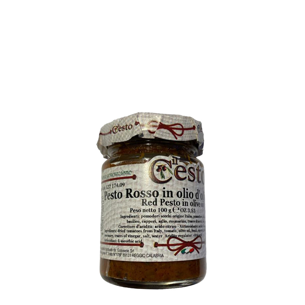 Pesto Rosso in olio d&#39;oliva 100g - il Cesto