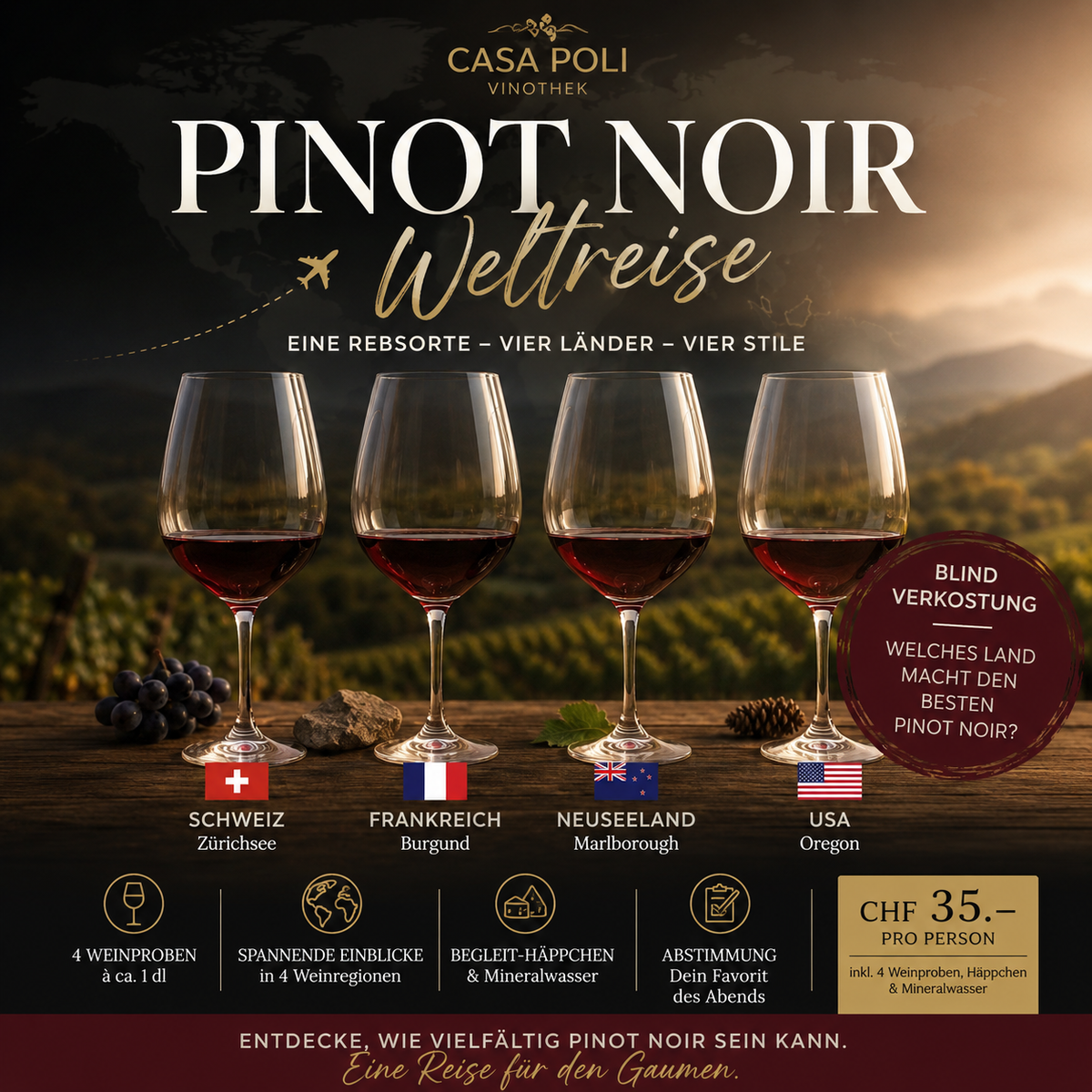 Do. 2. Juli 2026 Pinot Noir Weltreise