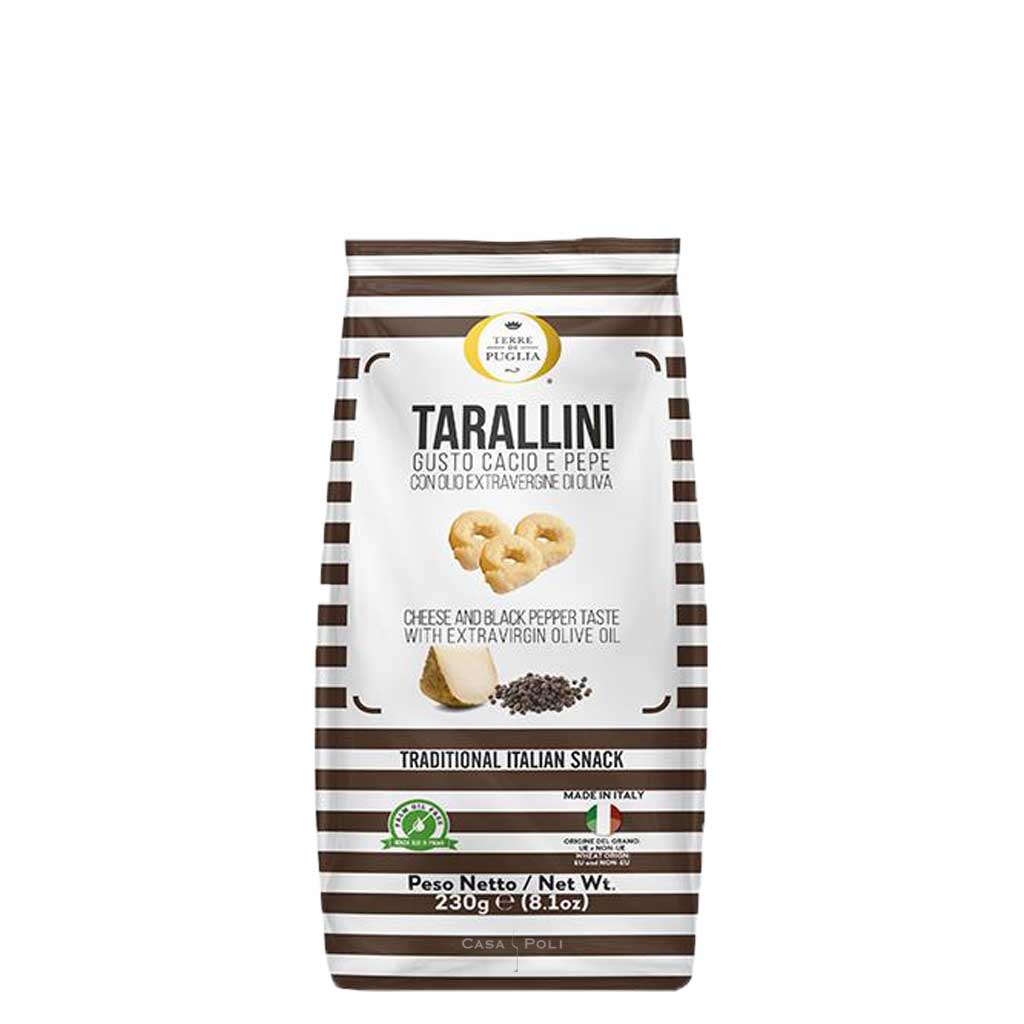 Tarallini Gusto Cacio e Pepe 230gr