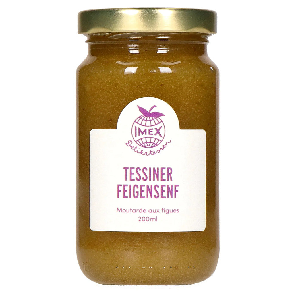 Tessiner Feigensenf 150 ml – süss-fruchtig zu Käse