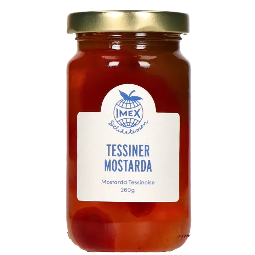 Tessiner Mostarda 260 g – kandierte Senffrüchte