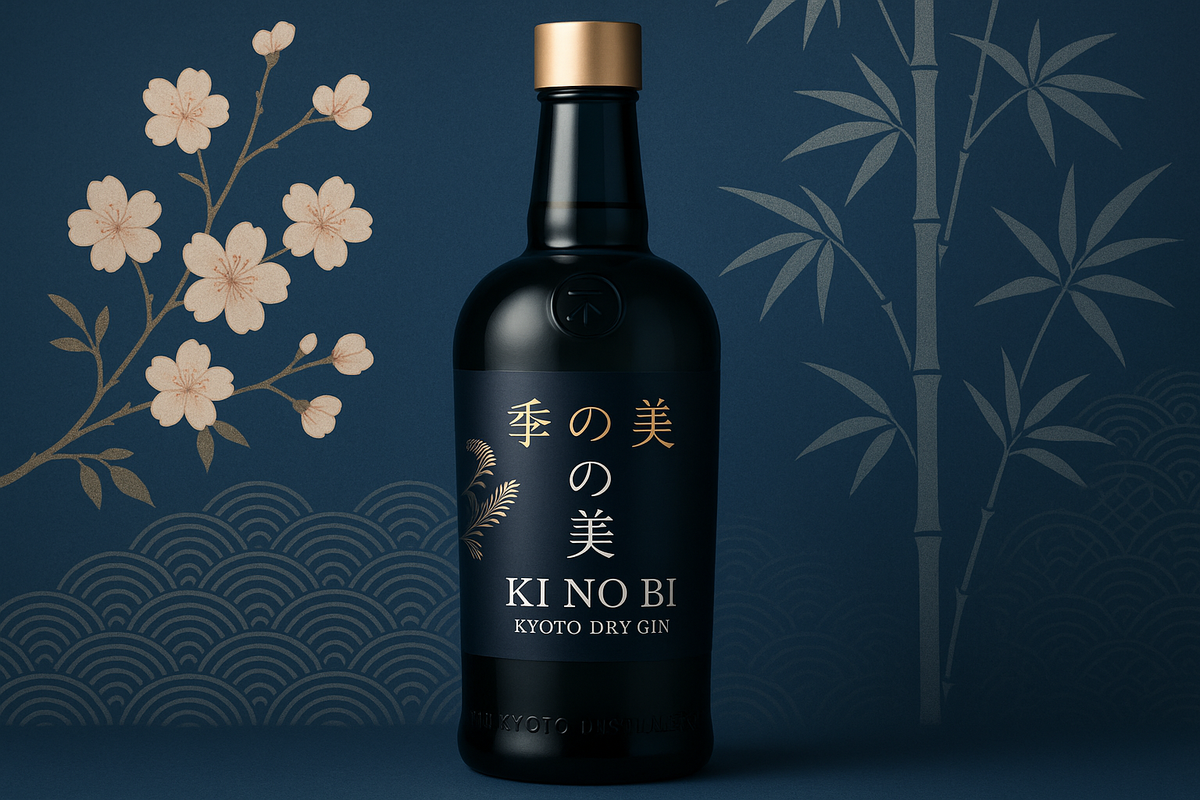bitte ein Bild 1080 * 1080 für den Ki NO BI Kyoto Gin
