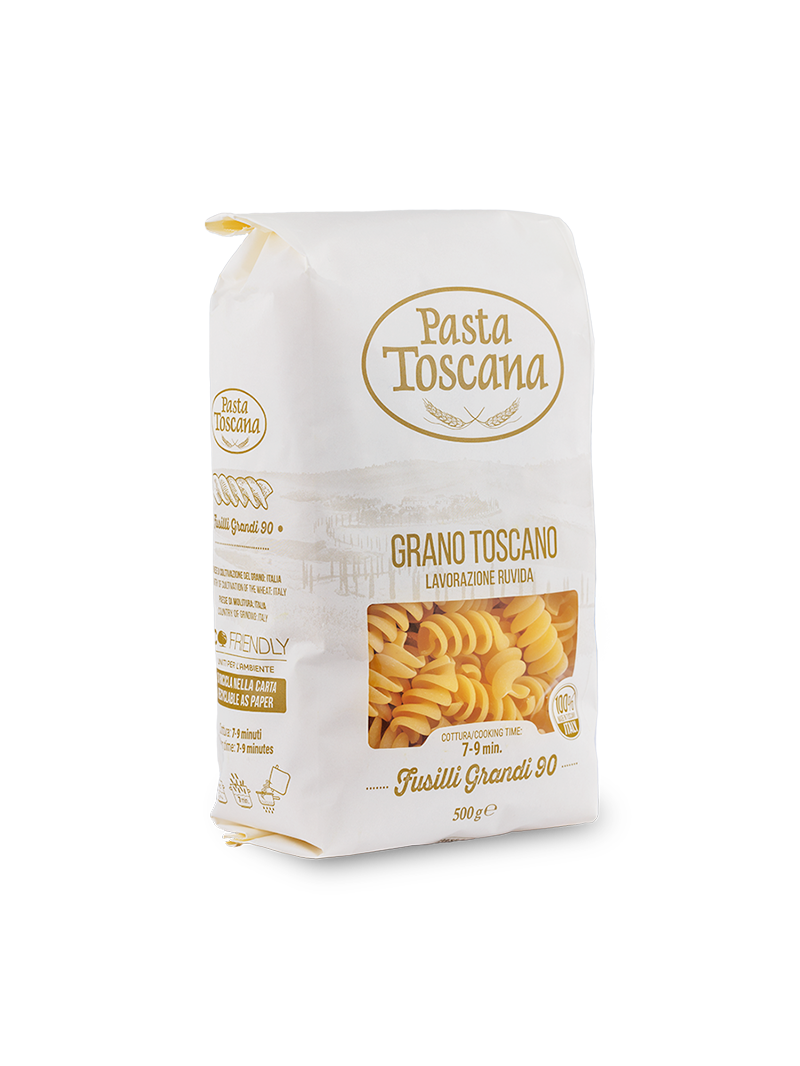 Fusilli Grandi 90 Pasta Toscana 500g - Pastificio Fabianelli S.p.A.
