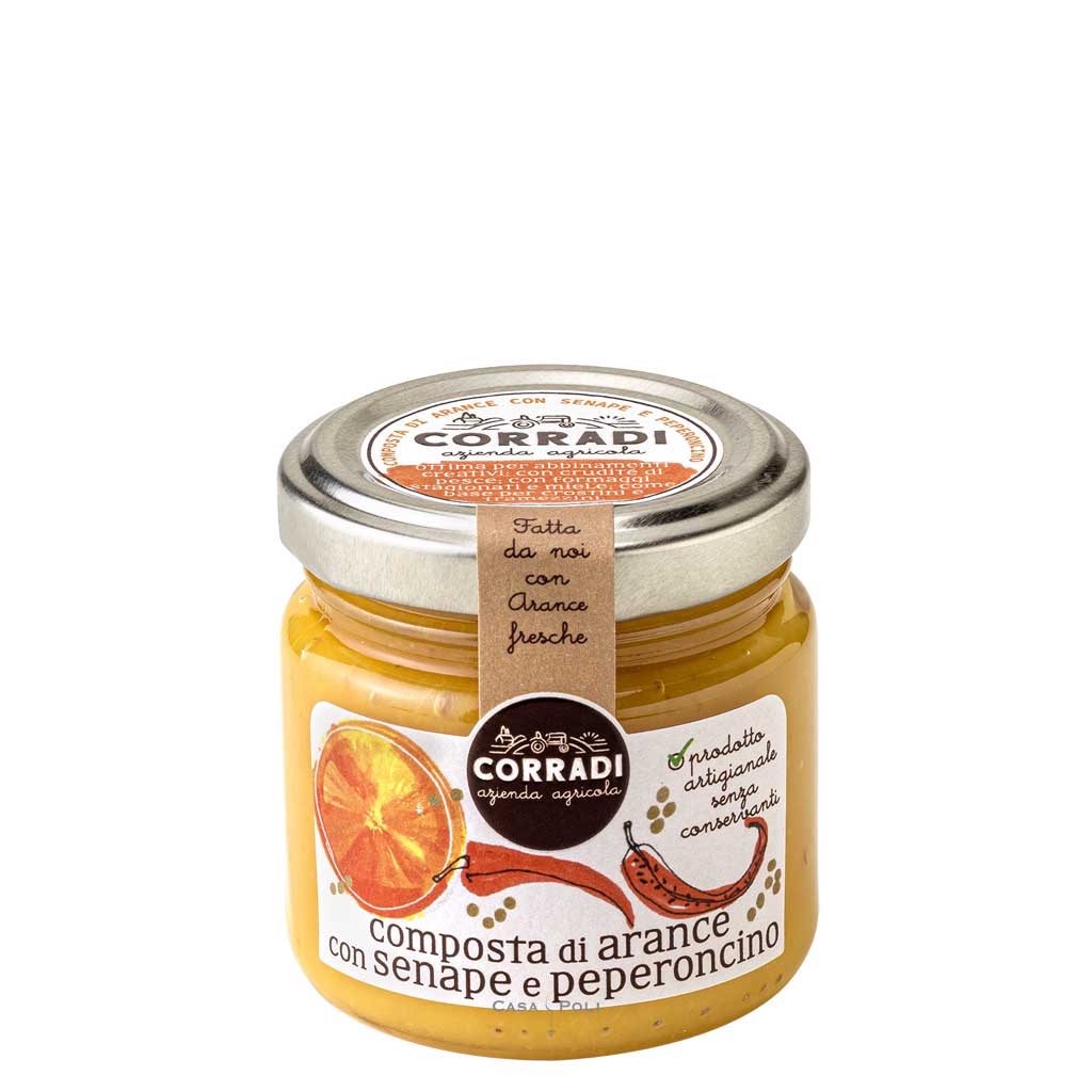 Composta di Arance e Peperoncino 110g - Corradi