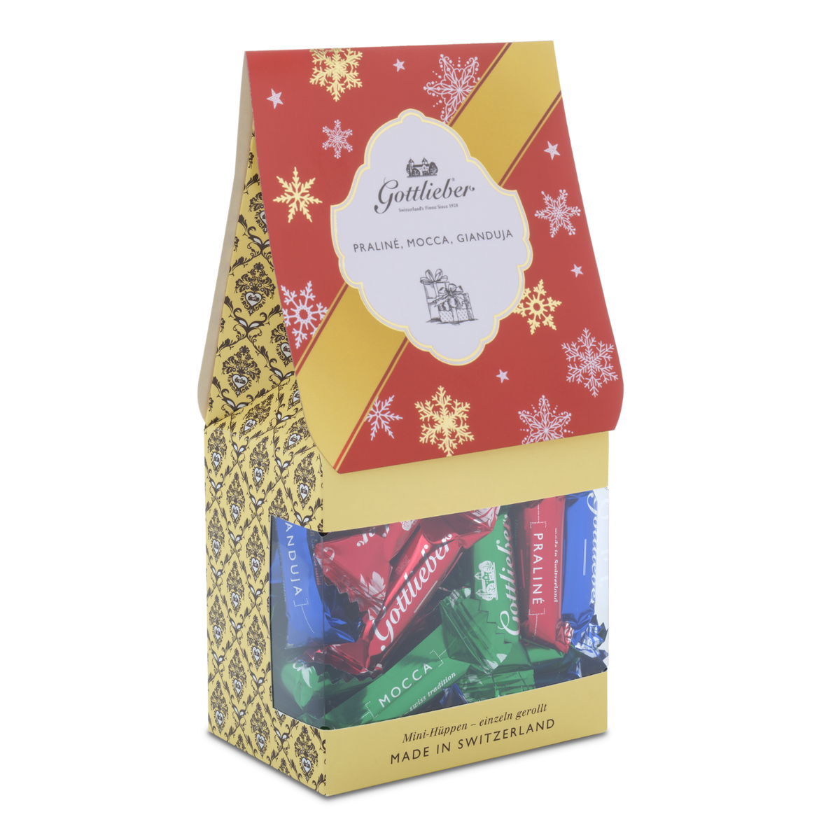 Mini-Hüppen Tradition Packung 150 g, Schneeflocken - Gottlieber