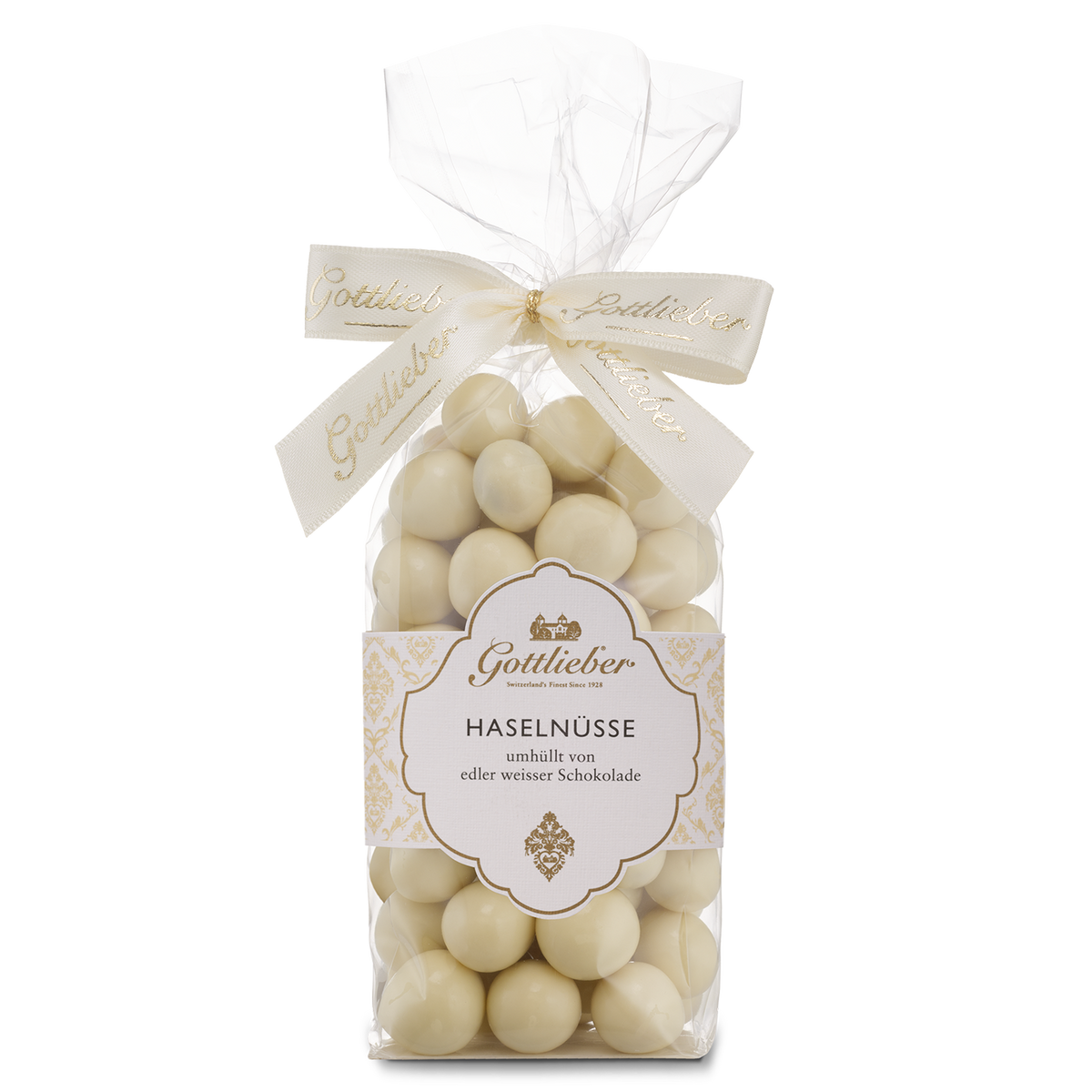 Haselnüsse mit weisser Schokolade
Im Säckli