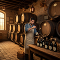 Reifung von Aceto Balsamico di Modena in Holzfässern – Acetaia Via Farini