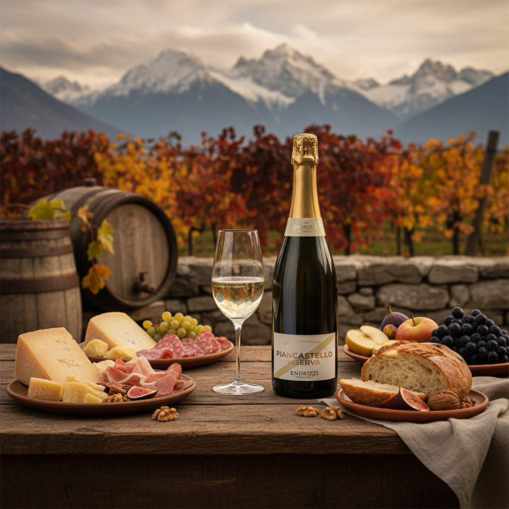 Piancastello Riserva TRENTODOC rustikal herbstlich