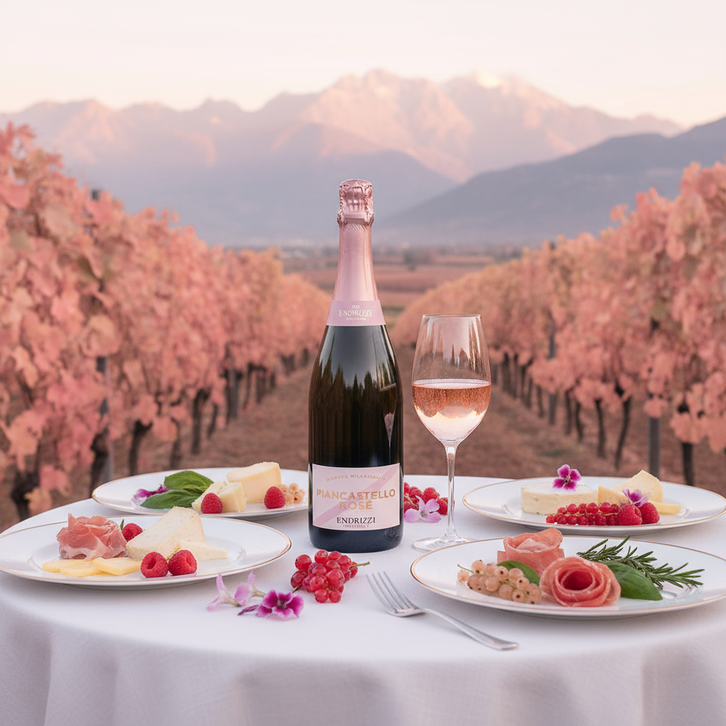 Piancastello Rosé TRENTODOC feminin elegant