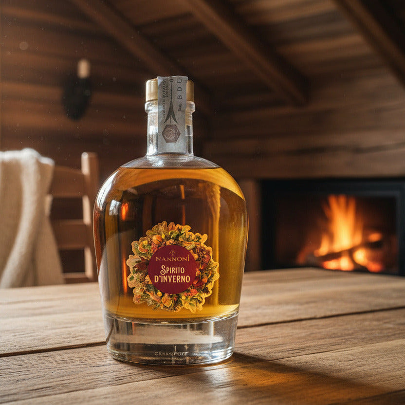 Nannoni Spirito d'Inverno in einer schönen Kugelglas Flasche. 