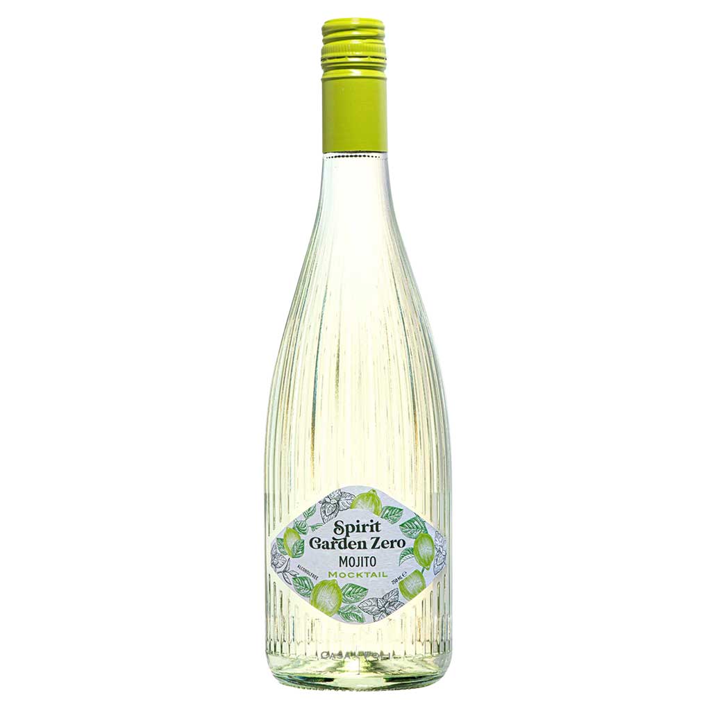 Spirit Garden Zero Mojito Mocktail, 75 cl. Alcoholfree, vegan