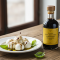 Mozzarellakugeln mit Aceto Balsamico di Modena 4 Gold Medals von Giusti und Olivenöl