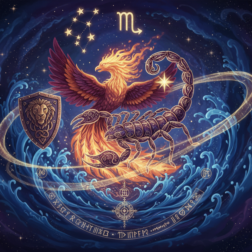 Soll das Sternzeichen Skorpion wiederegben mit all den Positiven aspekten. 1024 * 1024 pix.